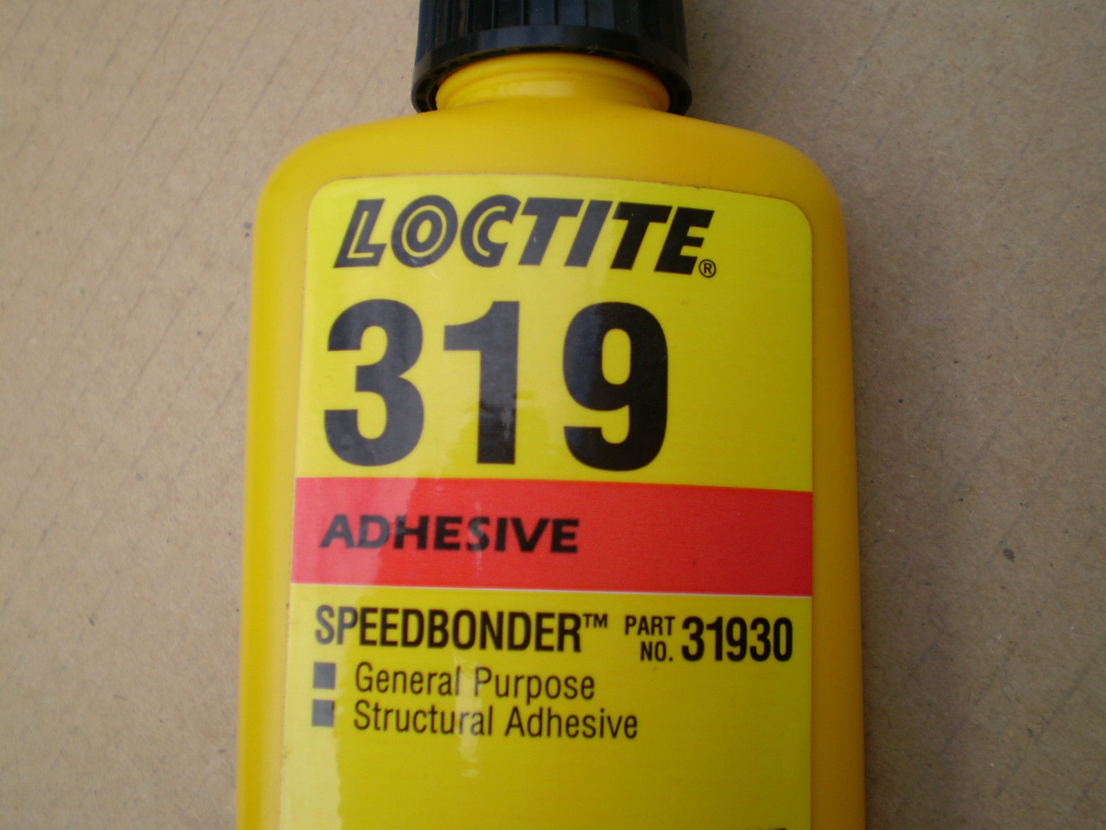LOCTITE 319 50ml SPEEDBONDER SUPER GLUE GENERAL PURPOSE ADHESIVE CURES