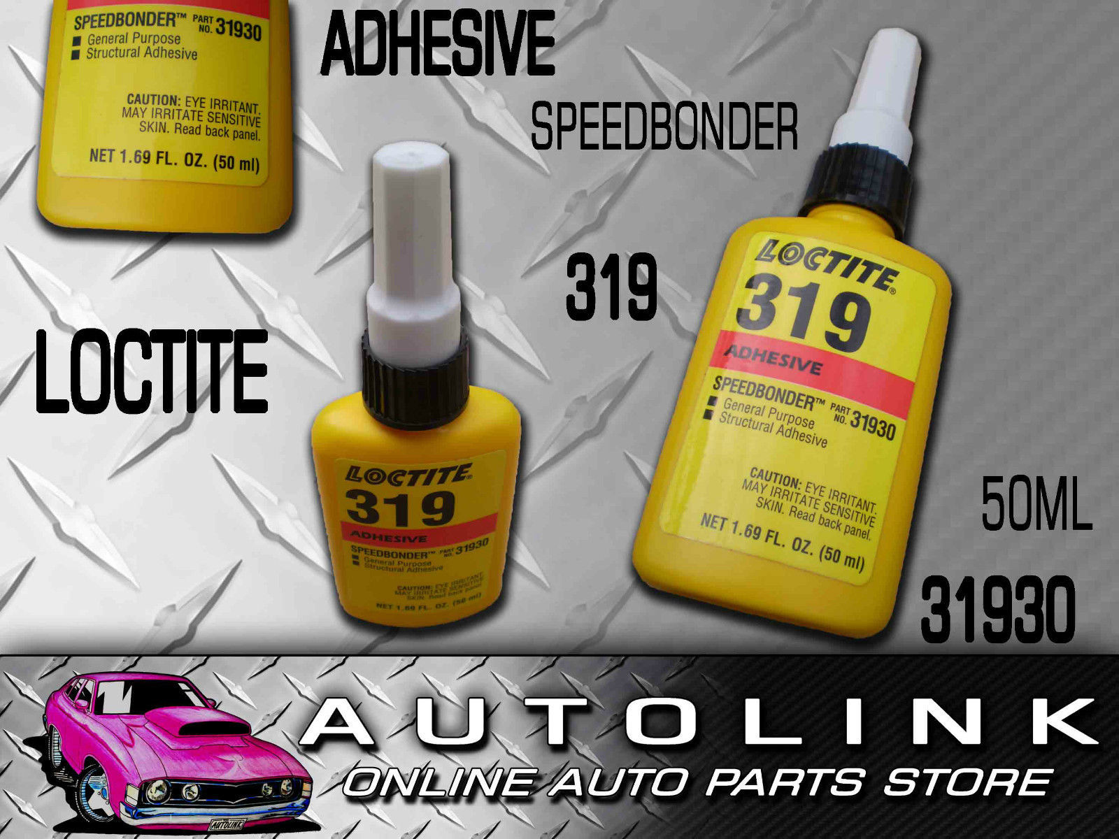 LOCTITE 319 50ml SPEEDBONDER SUPER GLUE GENERAL PURPOSE ADHESIVE CURES