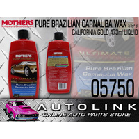 MOTHERS CALIFORNIA GOLD PURE BRAZILIAN CARNAUBA CAR WAX STEP 3 LIQUID 473ml 