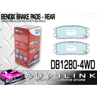 BENDIX 4WD BRAKE PADS REAR FOR HOLDEN FRONTERA M7 MX (CHECK APPLICATION BELOW)
