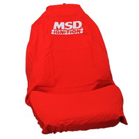 MSD MSD-THROW Throw Over Seat Cover Red with Logo for Bucket Seat