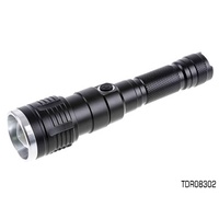 THUNDER 5W LED RECHARGEABLE ALLOY TORCH 480 LUMENS 4 LIGHT SETTINGS TDR08302 