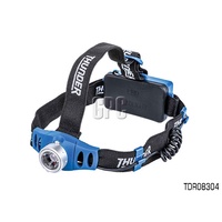 THUNDER 3W LED HEAD LAMP LIGHT TORCH 150 LUMENS USB RECHARGEABLE TDR08304 