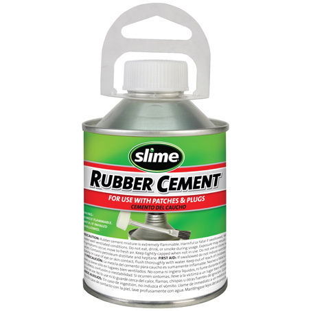 RUBBER CEMENT TYRE TUBE PATCH REPAIR GLUE COLD SOLUTION 236ml WITH