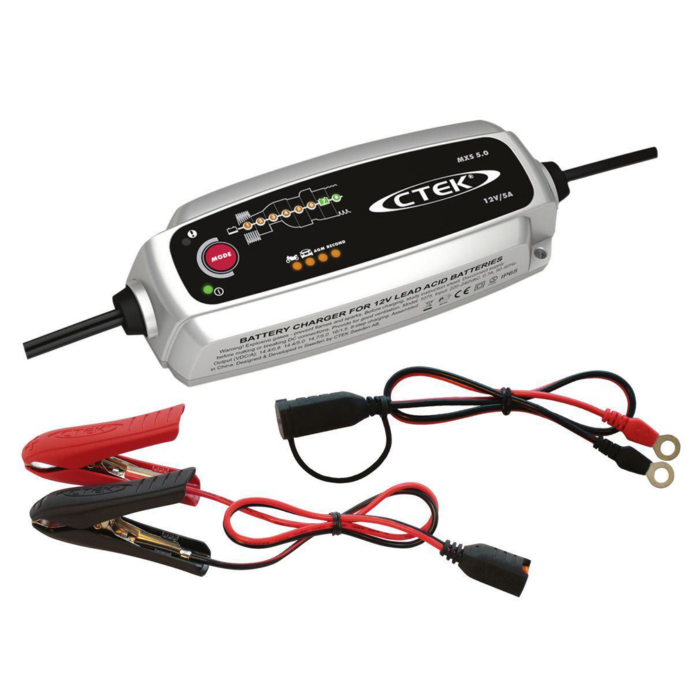 CTEK Battery Charger 12V 5 Amp 8 Stage Charging w/ Temperature