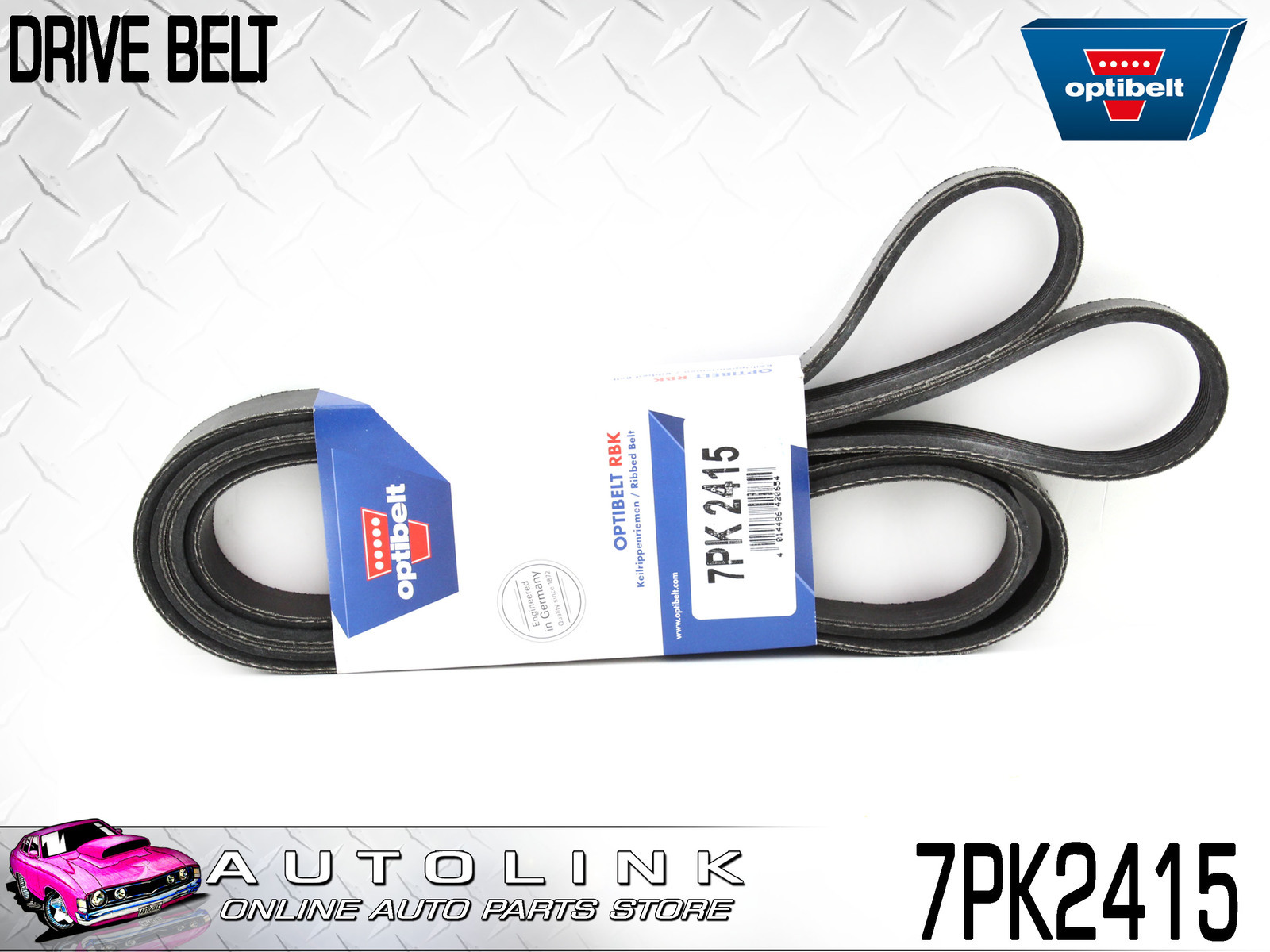 Optibelt Drive Belt for Mercedes C180 Turbo & Kompressor 20022015 7PK2415
