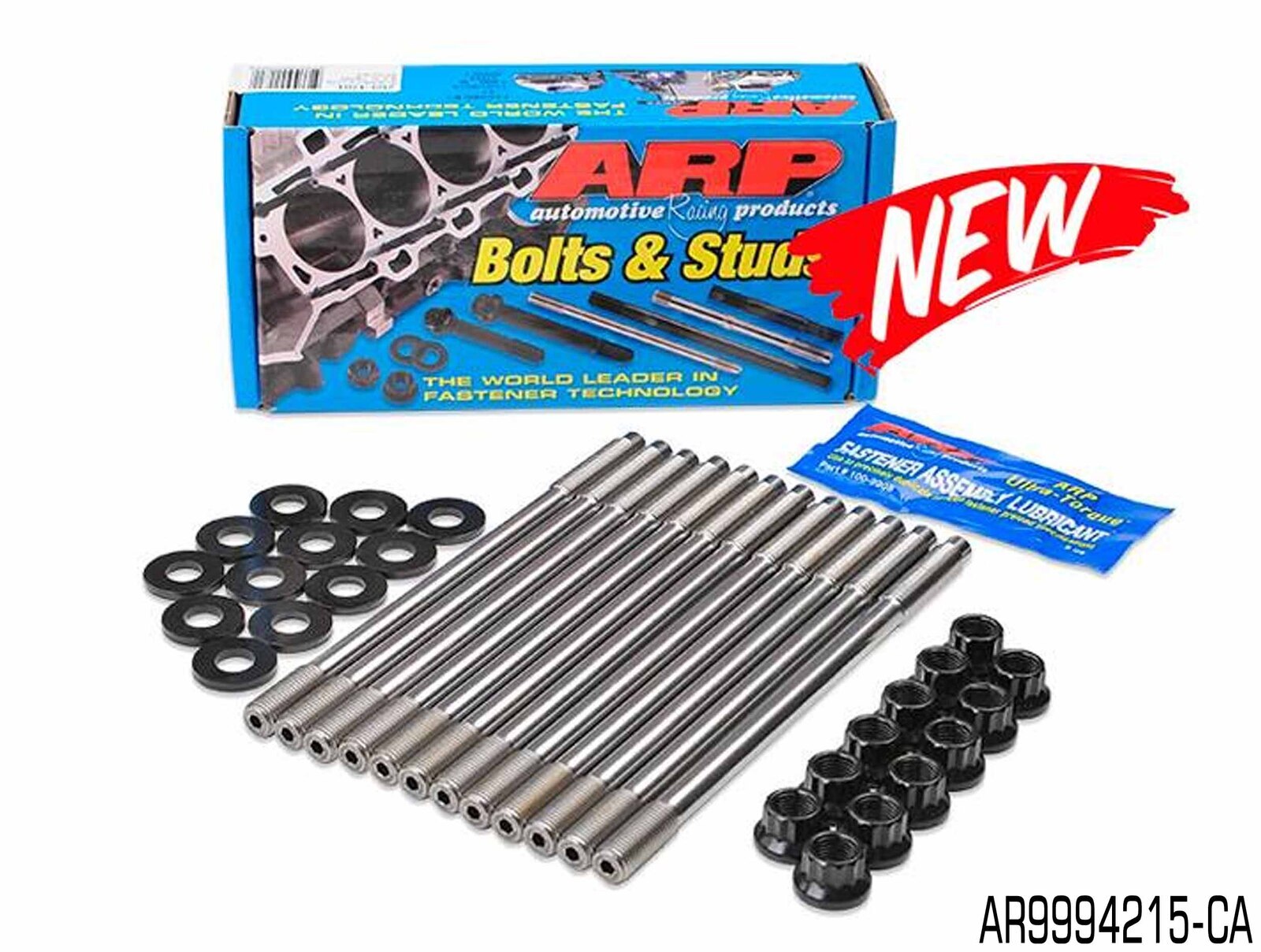 ARP 154-4004 6-Point Head Stud Kit for Small Block Ford