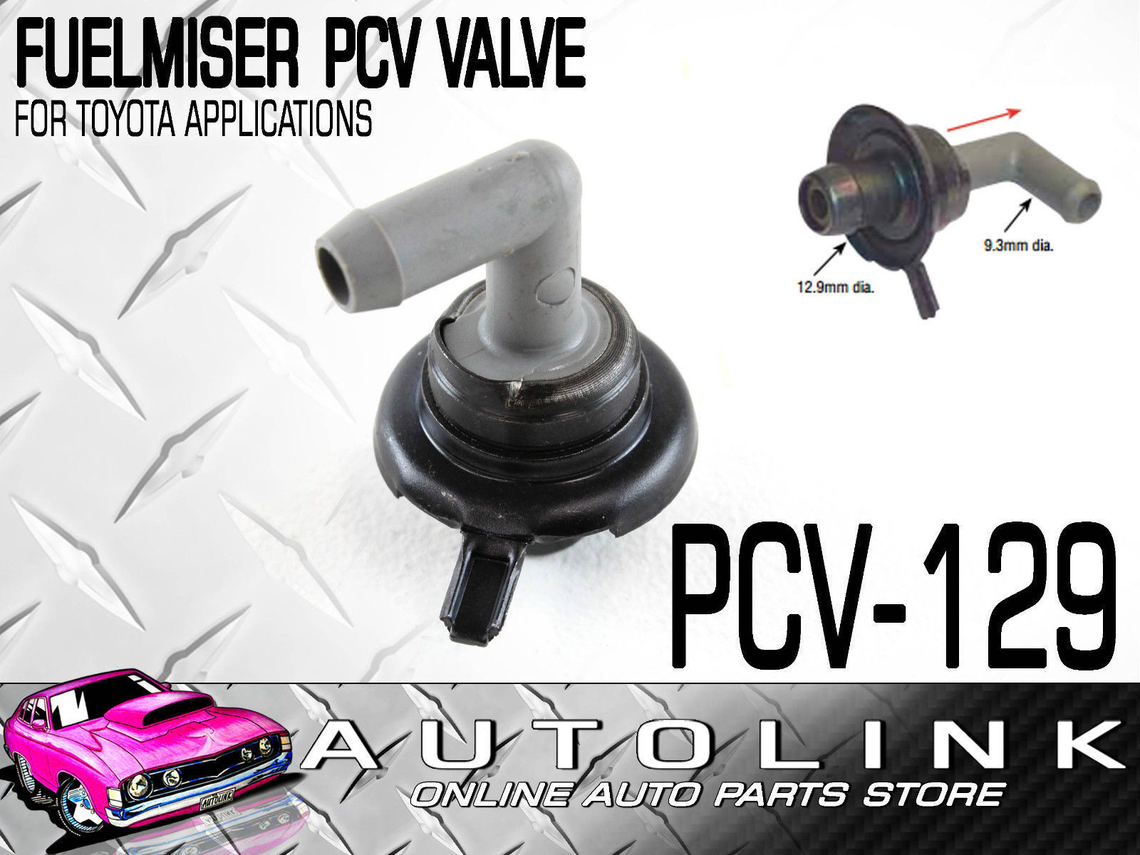 FUELMISER PCV VALVE FOR TOYOTA CAMRY SXV20R 2.2lt , SPACIA SR40R 2.0lt