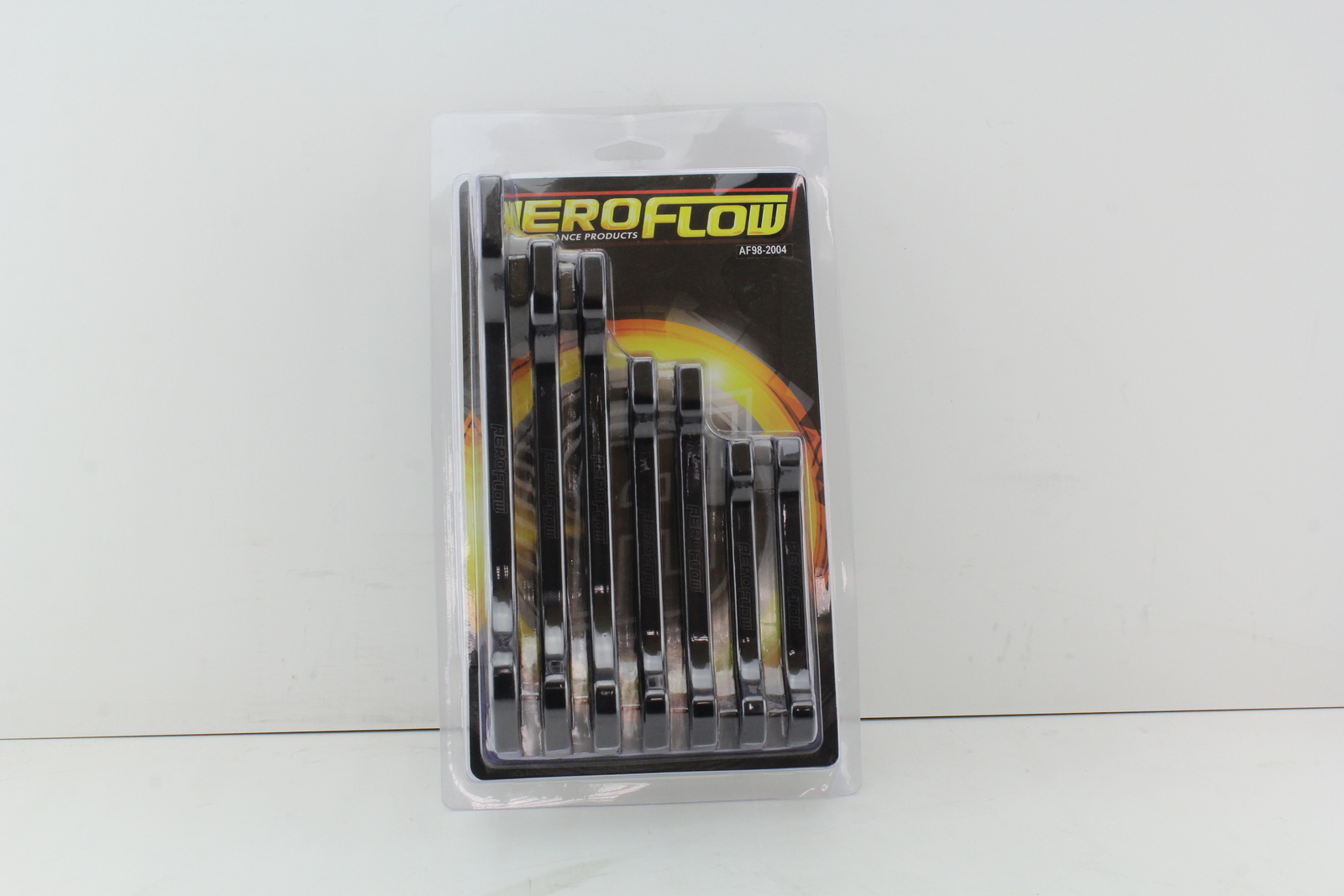 AF98-2005 Black Aeroflow Aluminium AN Wrench Set 7-Piece Set
