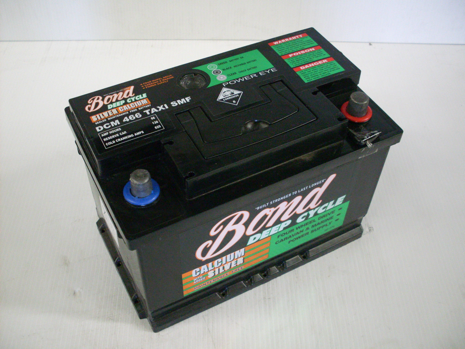 BOND BATTERY DIN66 DCM466SMF DEEP CYCLE FOR FORD TERRITORY DIESEL 2011 ON BOND BATTERIES