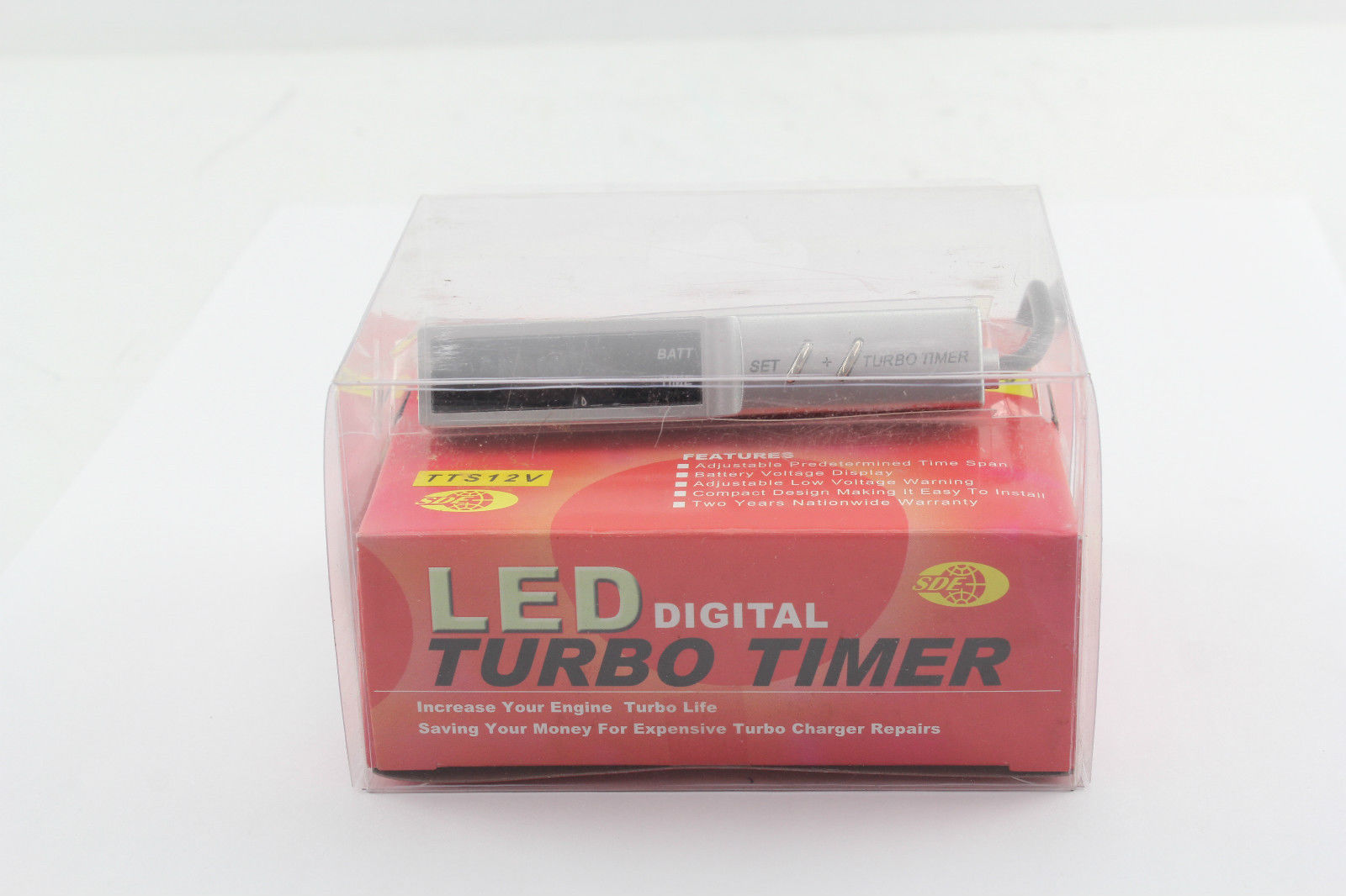 Turbo Timer 12v With Led Battery Voltage Display