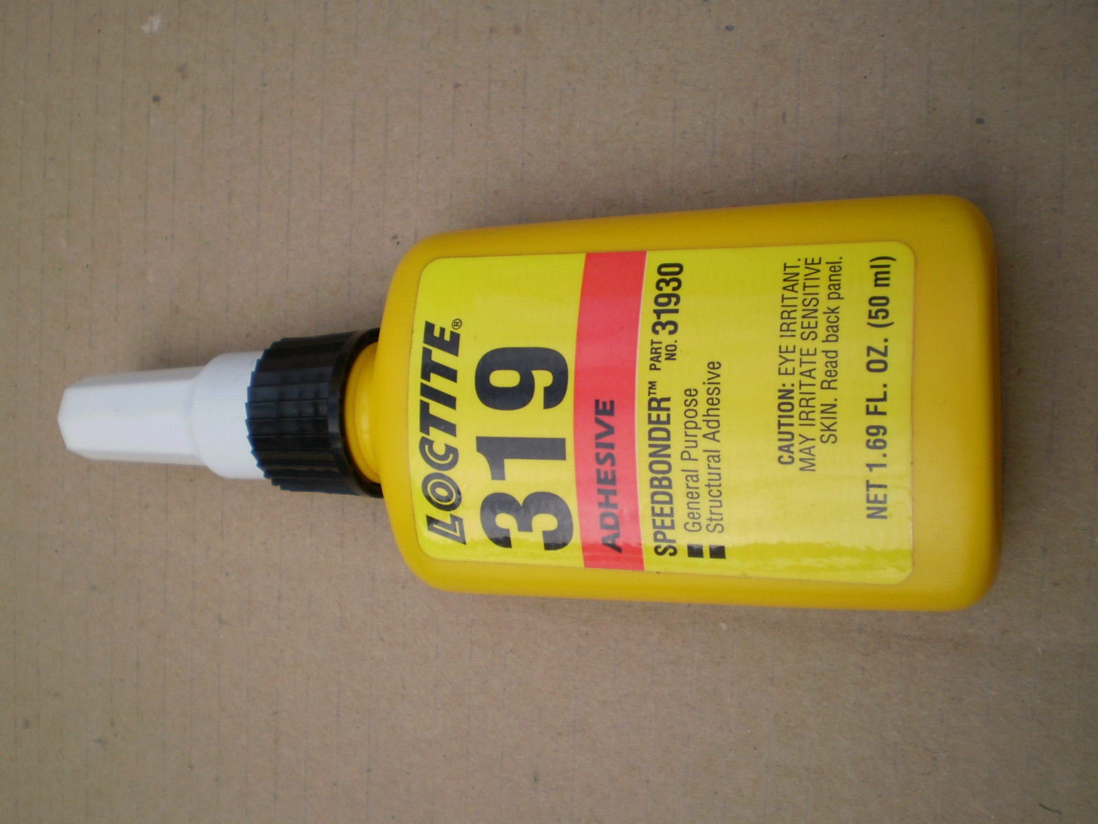 LOCTITE 319 50ml SPEEDBONDER SUPER GLUE GENERAL PURPOSE ADHESIVE CURES