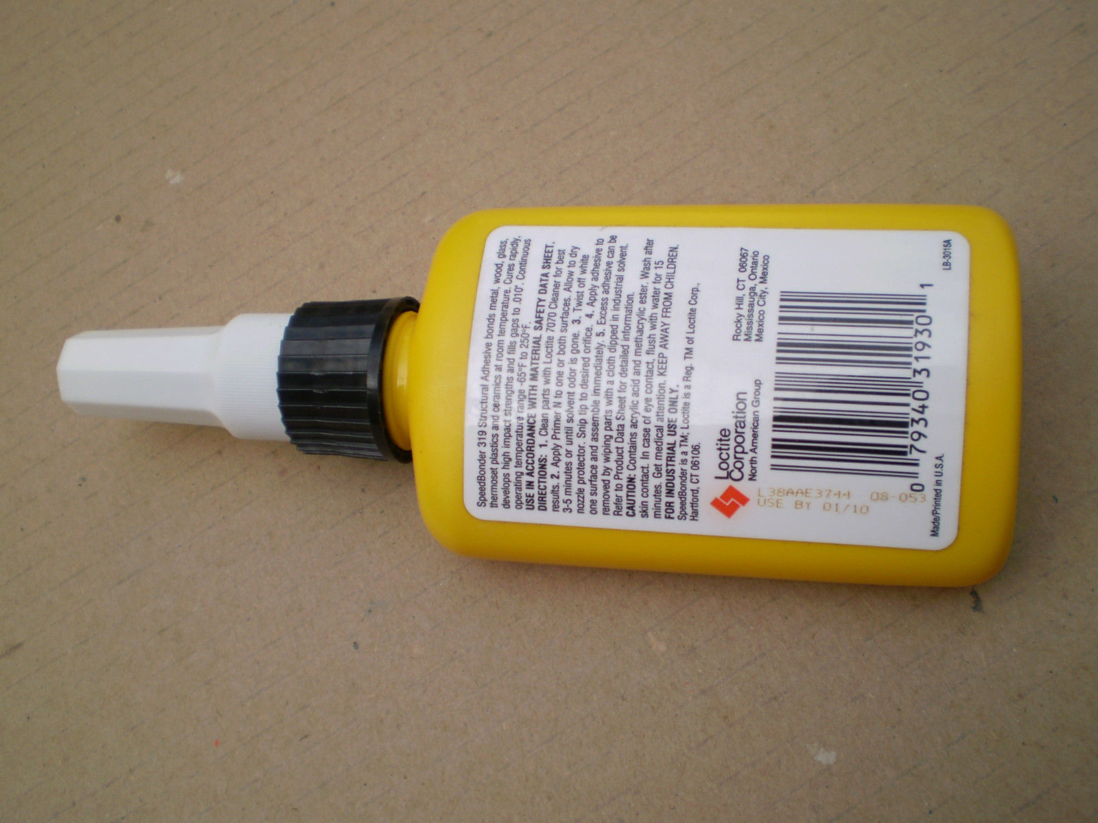 LOCTITE 319 50ml SPEEDBONDER SUPER GLUE GENERAL PURPOSE ADHESIVE CURES