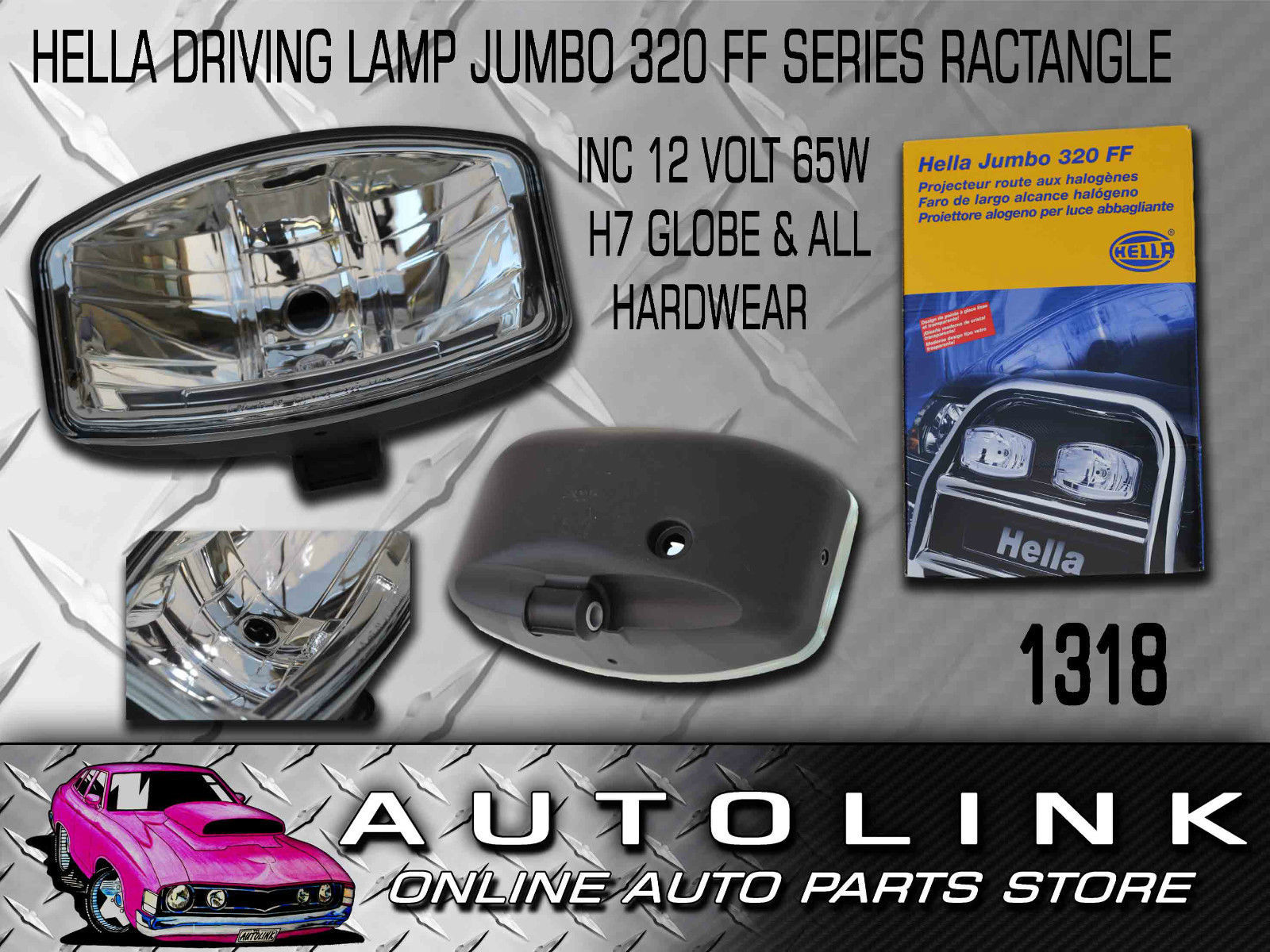 Rectangle Fog Spot Lamps For Toyota Hiace I Lights Main Full