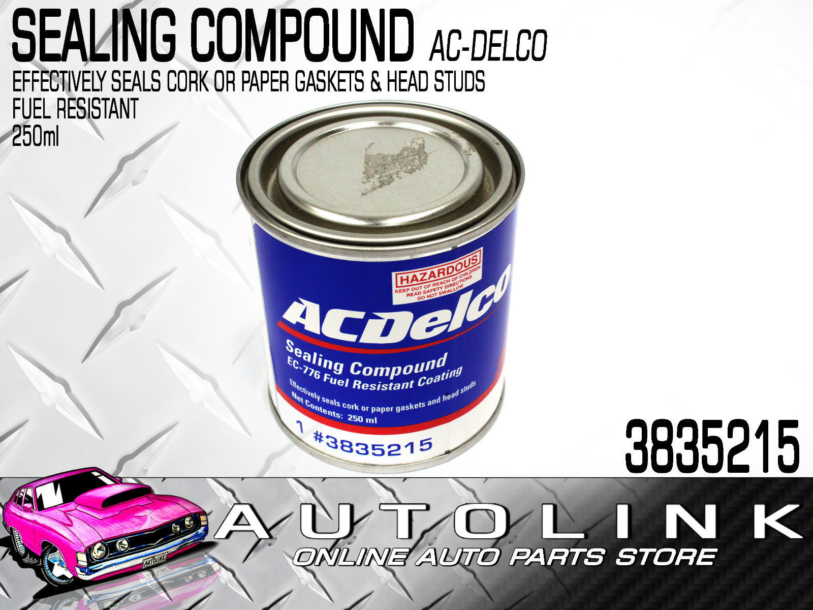 AC DELCO SEALING COMPOUND 250ml SEALS CORK PAPER GASKETS & HEAD STUDS