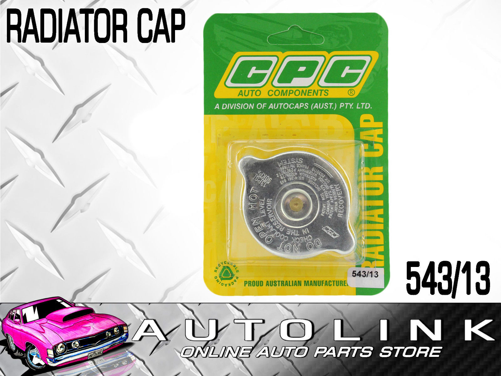recovery radiator cap