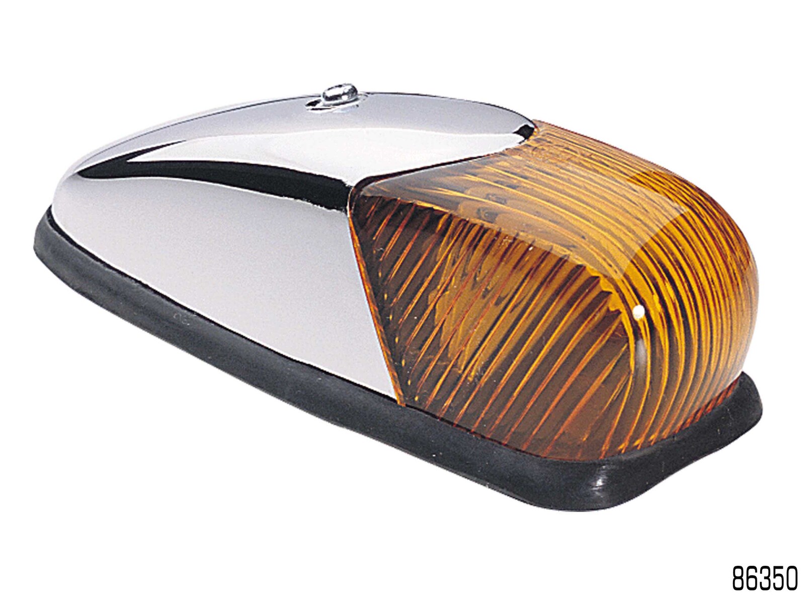 NARVA ROOF TOP MARKER LAMP LIGHT AMBER LENS & CHROME BODY 12/24V 86350