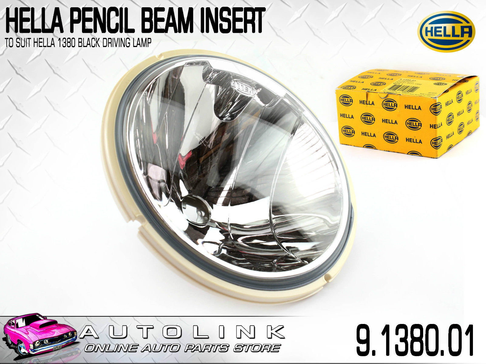 målbar ser godt ud Ingen måde HELLA RALLYE 4000 COMPACT DRIVING LAMP INSERT PENCIL BEAM REPLACEMENT GLASS  x1