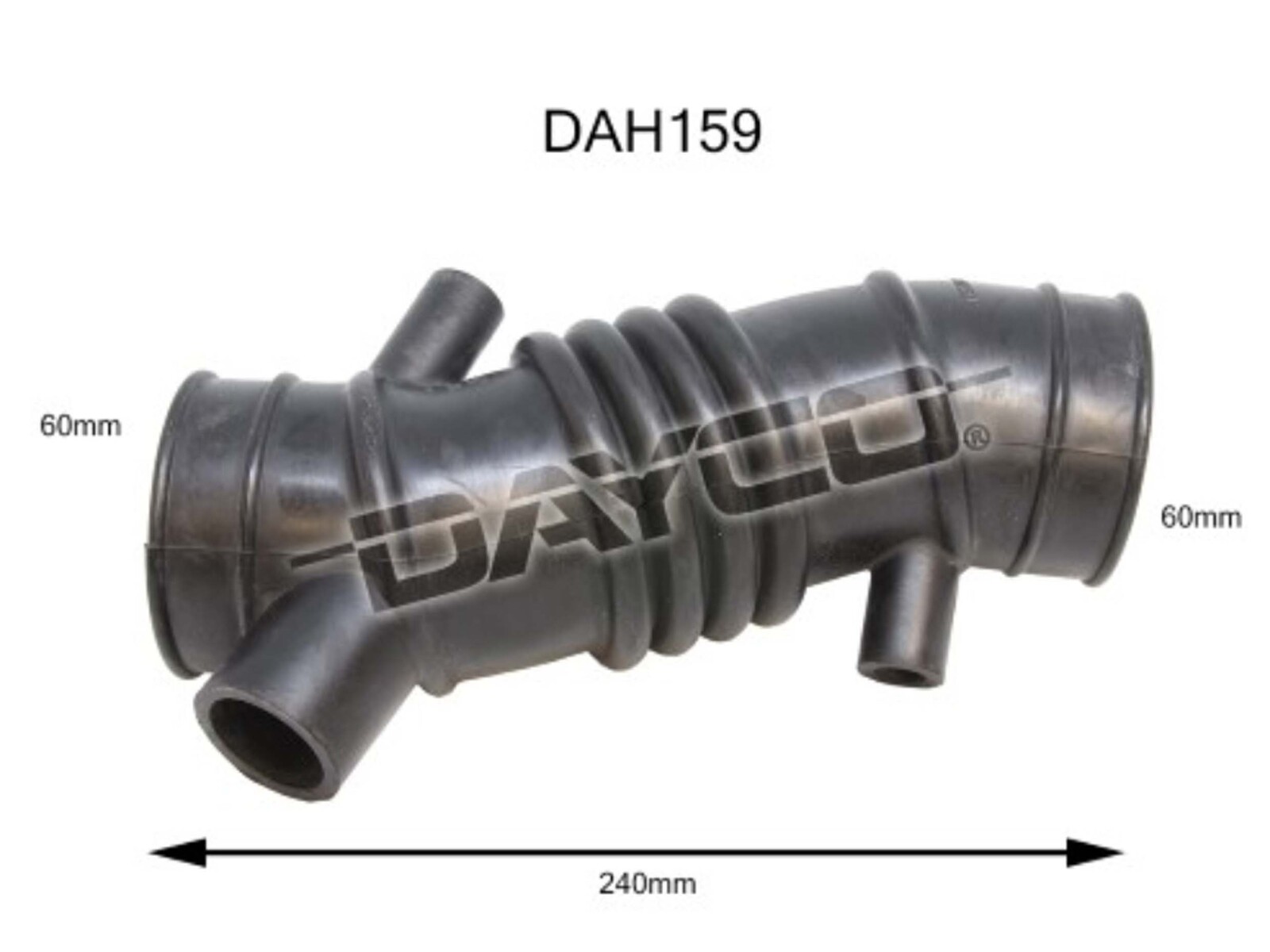 BLACK 2.5/"-2.5/" AIR INTAKE//PIPING RUBBER COUPLER FOR VOLVO//JAGUAR