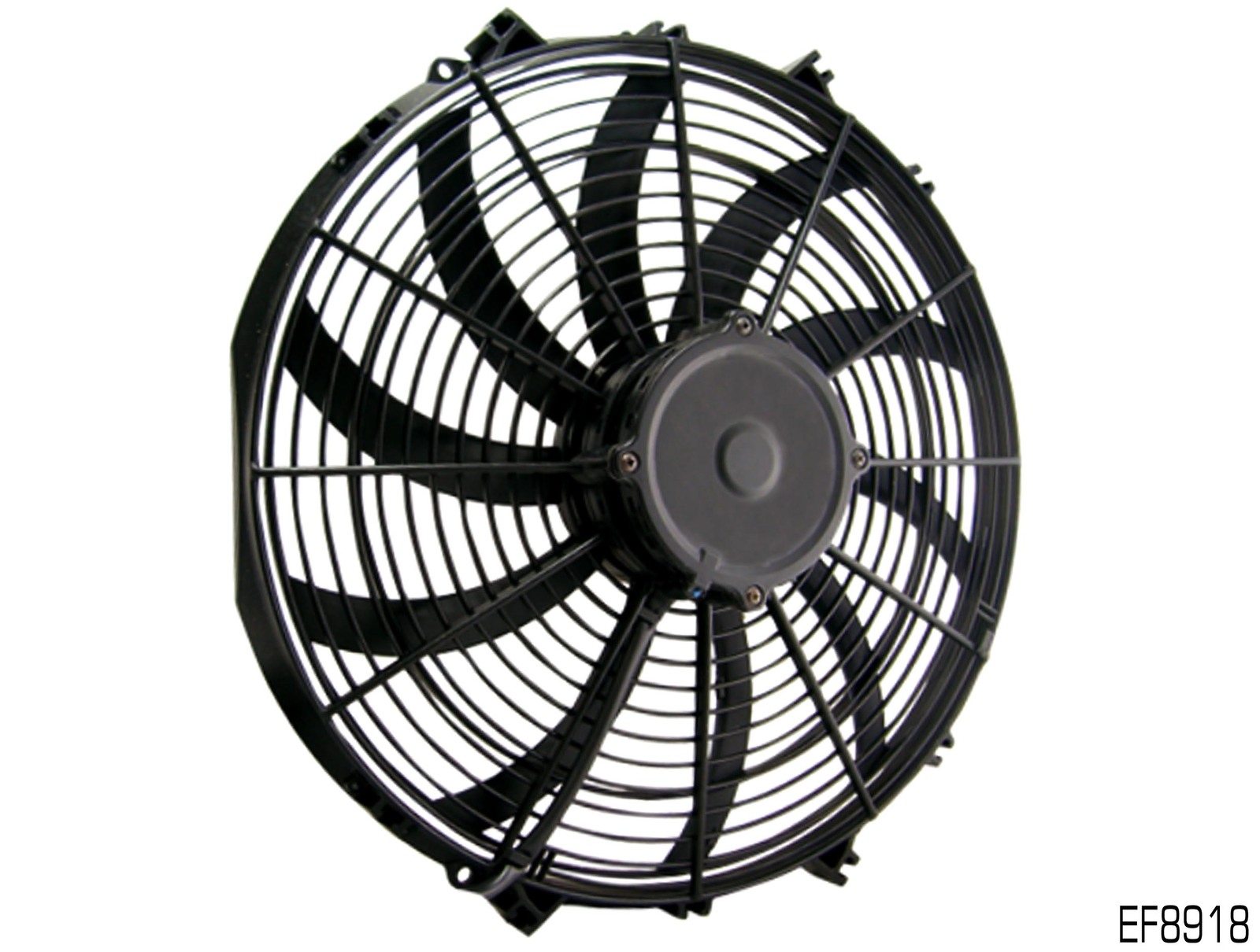 14 INCH 12v LOW PROFILE CHROM  HIGH PERFORMANCE THERMO FAN 12volt 