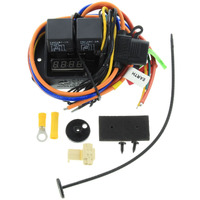DIGITAL THERMATIC FAN SWITCH KIT 12 VOLT , DUAL RELAY & DUAL FAN ACTIVATION