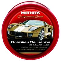MOTHERS CALIFORNIA GOLD BRAZILIAN CARNAUBA CLEANER WAX - CLEANS & PROTECTS 340g