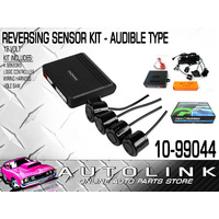REVERSING SENSOR KIT 12 VOLT - 4 SENSORS & CONTROL MODULE 75-80db ALARM