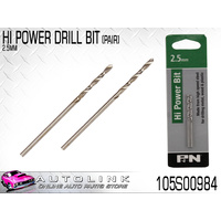 SUTTON 2.5mm HI POWER DRILL BIT METRIC - TWIN PACK 105S00984