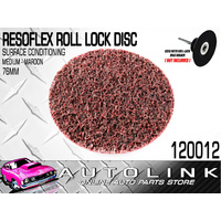 RESOFLEX 76mm ROLL-LOCK DISC ( MEDIUM MAROON ) SURFACE CONDITIONING x1 