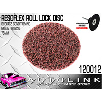 RESOFLEX 76mm ROLOC DISC MEDIUM MAROON EXHAUST HEAD GASKET REMOVER CLEANER x1