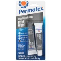Permatex 14600 Cold Weld 2 Part Epoxy Adhesive Steel Reinforced 56g