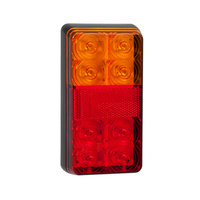 LED 154BAR REAR COMBINATION LAMPS TRAILER LIGHTS STOP TAIL INDICATOR x2