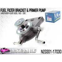 FUEL FILTER BRACKET PRIMER PUMP FOR TOYOTA LANDCRUISER HDJ80 4.2L 1HD-T 1990-92
