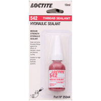 LOCTITE 542 25344 THREAD HYDRAULIC SEALANT 10ml BOTTLE SEALING OF METAL PIPES
