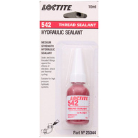 LOCTITE 542 THREAD HYDRAULIC SEALANT 10ml LOCKING & SEALING OF METAL PIPES