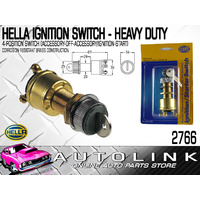 HELLA 2766 IGNITION SWITCH HEAVY DUTY 4 POSITION SWITCH CORROSION RESISTANT