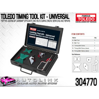 TOLEDO 304770 TIMING TOOL KIT - UNIVERSAL FOR SOHC DOHC ENGINE APPLICATIONS