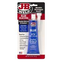 JB WELD 31316 BLUE SILICONE RTV ALL PURPOSE GASKET MAKER SENSOR SAFE 85g