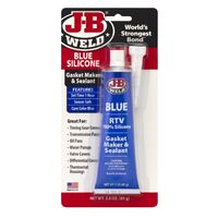 J-B WELD BLUE SILICONE RTV ALL PURPOSE GASKET MAKER - SENSOR SAFE 85g 31316