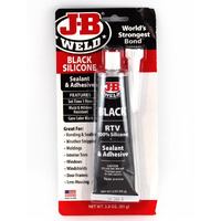 J-B WELD BLACK SILICONE RTV MOULD AND MILDEW RESISTANT - CURES IN 24 HOURS 85g