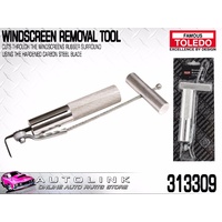 TOLEDO 313309 WINDSCREEN REMOVAL TOOL - CUTS THROUGH WINDOW RUBBER SURROUND