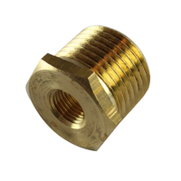 VDO 320.053 Brass Adaptor Internal Thread 1/8"-27 NPTF External 1/2"-18 NPTF 