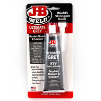J-B WELD ULTIMATE GREY SILICONE GASKET MAKER AND SEALANT TEMP RESIST UP TO 500°