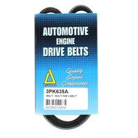 Power Steering Belt 3PK635 3PK0635 for Holden Nova LE LF 1.4L 6AF 1989-1992