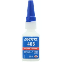 LOCTITE INSTANT ADHESIVE INDUSTRIAL STRENGTH SUPER GLUE 25ml 406 ULTRA FAST 