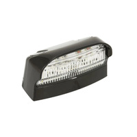 LED Autolamps 41BLMB Licence Plate Lamp with Black Housing 70x42x40mm 12-24V