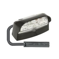 LED Autolamps 41BLMCSB Licence Plate Lamp Black 2 Pin Plug 12 - 24V