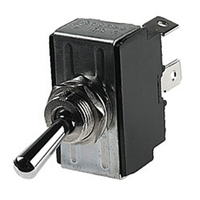 Hella On off Toggle Switch Chrome Plated 20 Amp @ 12 Volt 4451 for Fuel Pump x 1