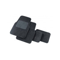 CARFIT PROTECTA BLACK CARPET CAR FLOOR MATS - 4 PIECE SET 4541001 