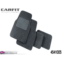 CARFIT PROTECTA GREY CARPET CAR FLOOR MATS - 4 PIECE SET 4541005 